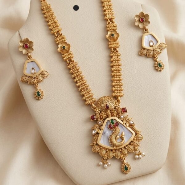 high gold rajwadi long set