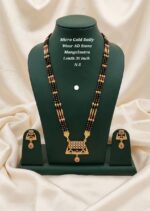 micro gold daily wear ad stone mangalsutra - Image 11