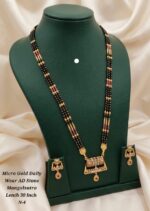 micro gold daily wear ad stone mangalsutra - Image 10